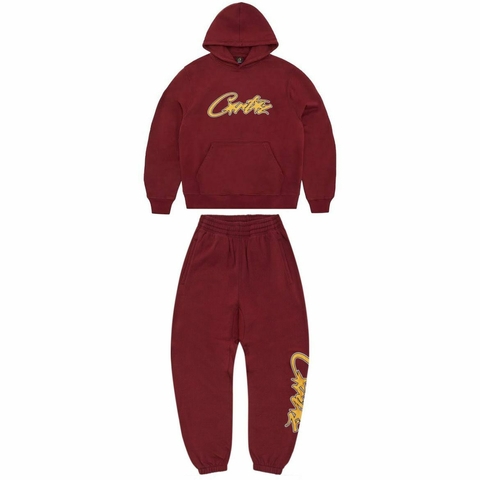 Conjunto Corteiz Satin Applique Allstarz