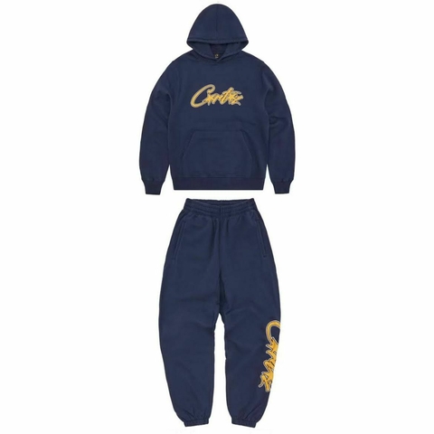 Conjunto Corteiz Satin Applique Allstarz