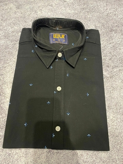 Camisa con pintitas manga larga - comprar online