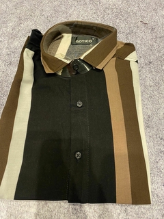 Camisa Rayada manga corta