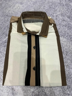 Camisa Rayada manga corta