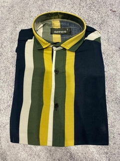 Camisa Rayada manga corta