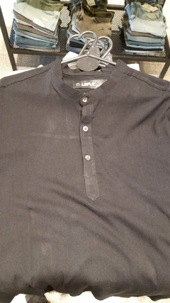 Camisa de Lino Manga Corta Oversize