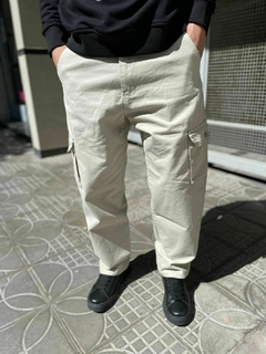 Pantalon cargo mom