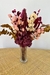 Arranjo de Flores Desidratadas Florença Vaso Vidro Hortência - comprar online