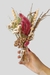 Mini Arranjo de Flores Desidratadas Encanto Vaso de Vidro