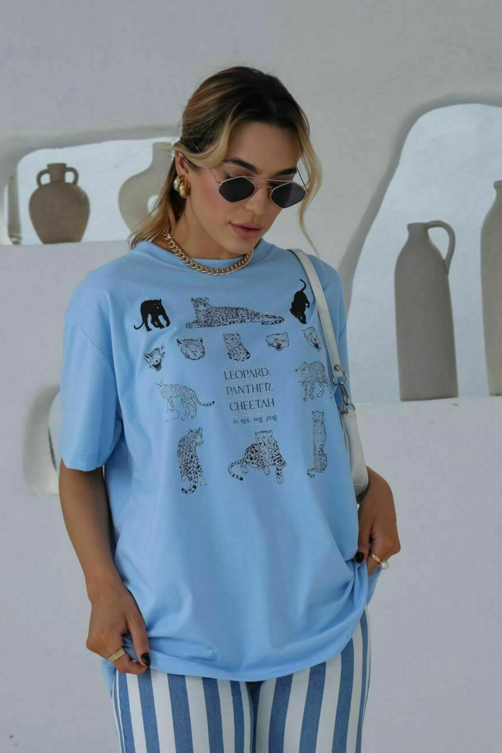 T-Shirt Pantera aplicação