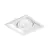Spot de Embutir Recuado Chanfrado Quadrado AR70 13,8x13,8x8cm Alumínio Branco - Newline IN51341