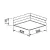 Plafon de Sobrepor New Quadrus Quadrado Bulbo 32,5x32,5x11,5cm Alumínio e Acrílico Branco - Newline 11790 na internet
