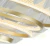 Pendente LED Bean 3000K 103W Bivolt Ø80cm Metal e Acrílico Dourado Fosco - Nordecor 2460 na internet