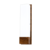 Arandela de Parede Clean Retangular (A) 47cm x (L) 13cm x (P) 8,5cm Madeira e Acrílico - Accord 465