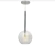 Pendente Comeia Redondo Cromado C/ Globo transparente 1xe27 Old Artisan PD-5222 - comprar online