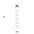 Abajur Lit Sem Cúpula 35xØ12cm Cristal e Metal Cromo Negro e Transparente - Bella Iluminação AT002B - Lumilares | Tudo para iluminar seu lar | Iluminação