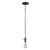 Pendente Nordecor 2251 Ouro Velho Dusty Liga e Desliga No Bocal Ø9,7x180cm Alumínio