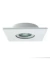 Spot de Embutir Face Plana Quadrado Mini Dicroica 9,2x9,2x4cm Alumínio - Interlight IL 0072-GZ - comprar online