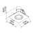 Spot de Embutir Face Plana Lisse II Quadrado Dicroica PAR16 9,5x9,5x7cm Alumínio Preto - Newline IN55521 na internet