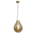 Pendente Caju Ø40x52cm Metal e Vidro Bronze e Conhaque - Bella Iluminação RZ001L