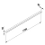 Perfil de Sobrepor LED New Fit 40 Linear 4000K 53,4W Bivolt 170x4x5cm Alumínio e Acrílico Branco - Newline PL40002LED4 - comprar online