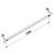 Perfil de Sobrepor LED New Fit 40 Linear 4 Focos 10° 3000K 57,4W Bivolt 183x4x5cm Alumínio e Acrílico Preto - Newline PL40007LED3 - comprar online