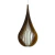 Pendente Capadócia Balão (A) 60cm x (D) 32cm Madeira e Tecido - Accord 1310