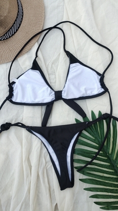 Bikini negra lisa - comprar online