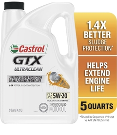 Aceite Castrol GTX 5w-20 4.73L