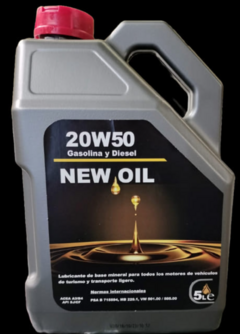 Aceite New Oil 20w-50 Galon de 5L