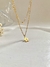 Colar Duplo Flor Em Aço Inoxidável Dourado - Donna Acessórios | Jóias em Aço Inoxidável