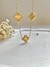 Choker Trevo Dourado Inspiração em Aço Inoxidável Dourado - loja online