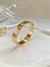 Bracelete Máxi Folhas em Aço Inoxidável Dourado - comprar online