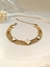 Pulseira Trevo Inspiração em Aço Inoxidável Dourado - comprar online