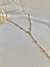 Colar Gravatinha Bolinhas Em Aço Inoxidável Dourado - loja online