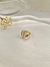 Anel Corações em Aço Inoxidável Dourado - Donna Acessórios | Jóias em Aço Inoxidável