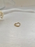 Piercing de Orelha Coração e Serpente em Aço Inoxidável Dourado na internet