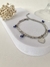 Pulseira Dupla Olho Grego Em Aço Inoxidável Prata - loja online