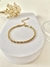 Imagem do Pulseira Cordão Baiano 3mm em Aço inoxidável Dourado