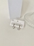 Brinco com Zirconia Clássico em Aço inoxidável Prata - Donna Acessórios | Jóias em Aço Inoxidável