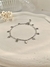 Pulseira Estrelas em Aço Inoxidável Prata - Donna Acessórios | Jóias em Aço Inoxidável