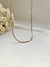 Choker Fio Detalhado Em Aço Inoxidável Dourado na internet