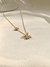Colar Borboletas 3D em Aço Inoxidável Dourado - comprar online