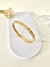 Bracelete Insp Catier com Strass em Aço Inoxidável Dourado - comprar online