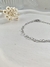 Pulseira Elos Coração em Aço Inoxidável Prata - Donna Acessórios | Jóias em Aço Inoxidável