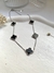 Choker Trevo Inspiração em Aço Inoxidável Prata - loja online