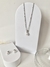 Conjunto Pérolas em Aço Inoxidável Prata