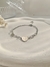Pulseira Maxi Dois Corações em Aço Inoxidável Prata na internet
