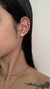 Piercing Fake de Orelha Folha em Aço Inoxidável Dourado - comprar online