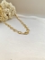 Choker Corações 3D Em Aço Inoxidável Dourado - comprar online