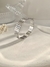 Bracelete Máxi Folhas em Aço Inoxidável Prata na internet