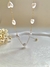 Choker Pérolas Coração em Aço Inoxidável Dourado