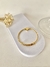 Bracelete Regulável com Pingente em Aço Inox Dourado - Donna Acessórios | Jóias em Aço Inoxidável